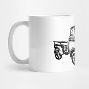 Willys FC170 Sketch Art Mug